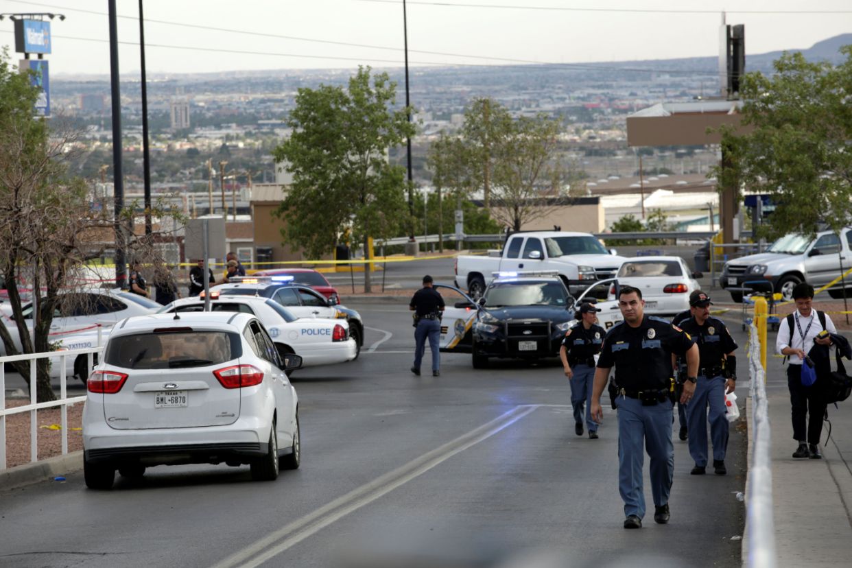 The gunman opened fire on customers at a Walmart store El Paso, Texas (Picture: REUTERS/Jose Luis Gonzalez)